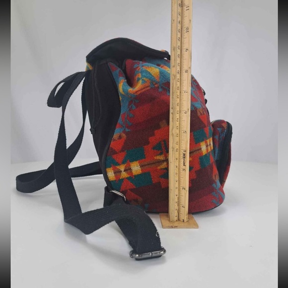 Pendleton Mini Backpack Tribal Wool Pattern Boho Southwestern Bag - Picture 4 of 8